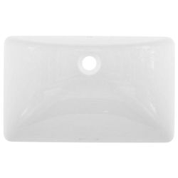 TOTO WU Unterbauwaschtisch eckig, Breite 590mm, Möbelmontage, ohne Hahnloch, mit Überlauf... TOTO-LW1536Y 4050663095420 (Abb. 1)