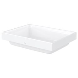 TOTO CS Aufsatzwaschtisch eckig, Breite 500mm, Möbelmontage, ohne Hahnloch, mit Überlauf... TOTO-LW1715WH 4050663095574 (Abb. 1)