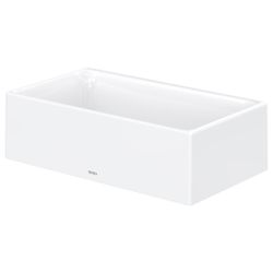 TOTO CS Aufsatzhandwaschbecken eckig, Breite 400mm, Möbelmontage, ohne Hahnloch, ohne Üb... TOTO-LW1734WH 4050663095604 (Abb. 1)