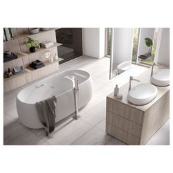 TOTO Floating Badewanne rund, freistehend, 1700mm, mit Wannengriff, Galalato, Rec... TOTO-PJY1744HPWEE#MW 4050663095017 (Abb. 1)