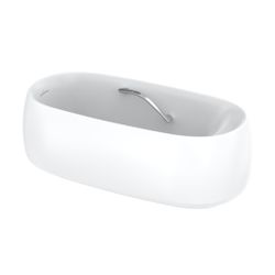 TOTO Floating Badewanne rund, freistehend, 1700mm, mit Wannengriff, Galalato, Rec... TOTO-PJY1744HPWEE#MW 4050663095017 (Abb. 1)