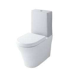 TOTO MH Tiefspül-Stand-WC mit aufgesetztem Spülkasten, randlos, Tornado Flush-Düsenspülung... TOTO-CW161Y 4050663090364 (Abb. 1)
