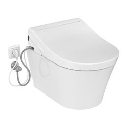 TOTO Washlet RG Lite Dusch-WC mit Fernbedienung, seitlichen Anschlüssen und Entkalkun... TOTO-TCF34120GEU 4050663096083 (Abb. 1)