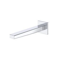 TOTO Automatik-Armaturenauslauf eckig Unterputz, 2 l/min, Ausladung 225mm, MS verchromt... TOTO-TLE25010E 4050663096526 (Abb. 1)