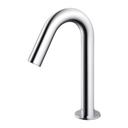 TOTO Automatik-Armaturenauslauf rund, 2 l/min, Ausladung 115mm, MS verchromt, R 1/2", b... TOTO-TLE26006E 4050663096533 (Abb. 1)