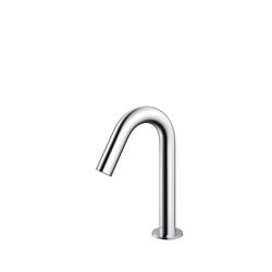 TOTO Automatik-Armaturenauslauf rund, 2 l/min, Ausladung 115mm, MS verchromt, R 1/2", b... TOTO-TLE26006E 4050663096533 (Abb. 1)