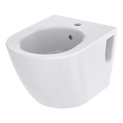 TOTO NC Bidet wandhängend, Vorwandmontage, mit Hahnloch mittig und Überlauf, Keramik Cef... TOTO-B762E#XW 4050663095956 (Abb. 1)