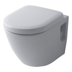 TOTO NC Tiefspül-Wand-WC, randlos, Vorwandmontage, Zulauf hinten, Tornado Flush-Düsenspülu... TOTO-CW762Y 4050663001018 (Abb. 1)