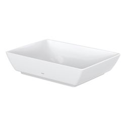 TOTO WU Aufsatzwaschtisch eckig, Breite 550mm, Möbelmontage, ohne Hahnloch, mit Überlauf, ... TOTO-L1735E 4050663095987 (Abb. 1)