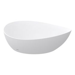 TOTO Aufsatzwaschtisch TA asymmetrisch, Breite 460mm, Möbelmontage, ohne Hahnloch, mit ... TOTO-L4704E#MW 4050663096748 (Abb. 1)