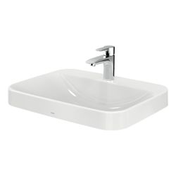 TOTO LF Möbelwaschtisch Breite 600mm, Möbelmontage, mit Hahnloch und Überlauf, Keramik Ce... TOTO-L5616CE 4050663094010 (Abb. 1)
