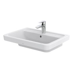 TOTO CF Waschtisch Breite 654mm, Wandmontage, mit Hahnloch und Überlauf, Keramik Cefiontec... TOTO-LW136Y 4050663093532 (Abb. 1)