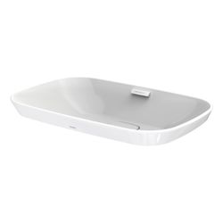 TOTO Neorest Aufsatzwaschtisch Breite 596mm, ohne Hahnloch, mit Überlauf, Keramik Cefion... TOTO-LW3716HY 4050663093402 (Abb. 1)