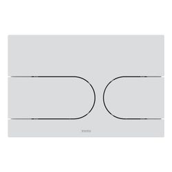 TOTO Drückerplatte für Vorwandelement Washlet mit automatischer Spülung WH182EAT, Mattwe... TOTO-MB175M#W 4050663097288 (Abb. 1)