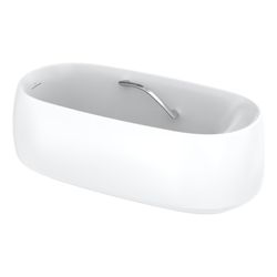 TOTO Floating Badewanne rund, freistehend, 1700mm, mit Wannengriff, Galalato, Rec... TOTO-PJY1744HPWEE#MW 4050663095017 (Abb. 1)