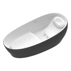 TOTO Floating Badewanne freistehend, Galaline, Länge 2200mm, Hydrohands-Warmwasse... TOTO-PJYD2200PWEETBL 4050663097356 (Abb. 1)