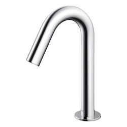 TOTO Automatik-Armaturenauslauf rund, 2 l/min, Ausladung 115mm, MS verchromt, R 1/2", b... TOTO-TLE26006E 4050663096533 (Abb. 1)