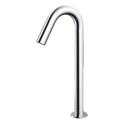 TOTO Automatik-Armaturenauslauf rund hoch 2 l/min, Ausladung 126mm, MS verchromt, R 1/2... TOTO-TLE26008E 4050663096557 (Abb. 1)
