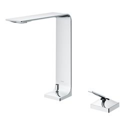 TOTO Zweiloch-Einhebel-Waschtischmischer, hoch, Ausladung 164mm, mit Schaftventil, Mess... TOTO-TLP02307E 4050663094362 (Abb. 1)