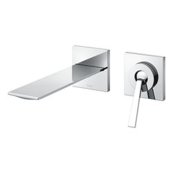 TOTO Zweiloch-Einhebel-Waschtischmischer, Unterputzausführung, Ausladung 175mm, Messin... TOTO-TLP02309EA 4050663096113 (Abb. 1)