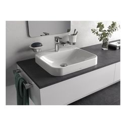 TOTO LF Möbelwaschtisch Breite 500mm, Möbelmontage, mit Hahnloch und Überlauf, Keramik Ce... TOTO-L5615CE 4050663093990 (Abb. 1)