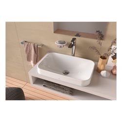 TOTO LF Aufsatzwaschtisch Breite 600mm, Möbelmontage, ohne Hahnloch, mit Überlauf, Keramik... TOTO-L5716E 4050663094034 (Abb. 1)
