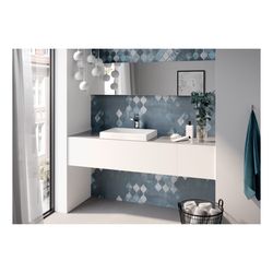 TOTO CS Aufsatzwaschtisch eckig, Breite 500mm, Möbelmontage, ohne Hahnloch, mit Überlauf... TOTO-LW1715WH 4050663095574 (Abb. 1)