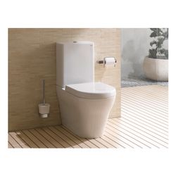 TOTO MH Tiefspül-Stand-WC mit aufgesetztem Spülkasten, randlos, Tornado Flush-Düsenspülung... TOTO-CW161Y 4050663090364 (Abb. 1)
