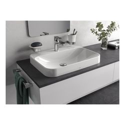 TOTO LF Möbelwaschtisch Breite 600mm, Möbelmontage, mit Hahnloch und Überlauf, Keramik Ce... TOTO-L5616CE 4050663094010 (Abb. 1)