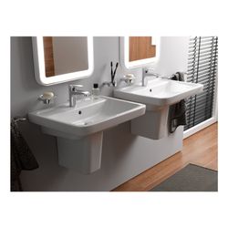 TOTO CF Waschtisch Breite 654mm, Wandmontage, mit Hahnloch und Überlauf, Keramik Cefiontec... TOTO-LW136Y 4050663093532 (Abb. 1)