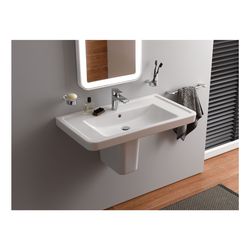 TOTO CF Waschtisch Breite 854mm, Wandmontage, mit Hahnloch und Überlauf, Keramik Cefiontec... TOTO-LW137Y 4050663093556 (Abb. 1)