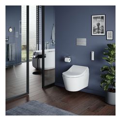TOTO Washlet RX Dusch-WC mit Fernbedienung, EWATER plus, auto flush und Entkalkungsfunkt... TOTO-TCF895CG 4050663095451 (Abb. 1)