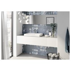 TOTO CS Waschtisch eckig, Breite 500mm, Wandmontage, mit Hahnloch und Überlauf, Keramik... TOTO-LW1215CKE 4050663094881 (Abb. 1)