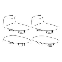 TOTO Puffer-Set CF barrierefrei für WC-Sitz, 799990900... TOTO-799990900 4040034015072 (Abb. 1)
