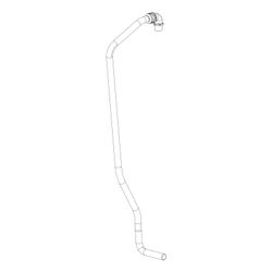 TOTO Leerrohr für Verbindungskabel zur automatischen Spülung, für Washlet Vorwandelement... TOTO-WHP191-W 4050663096410 (Abb. 1)
