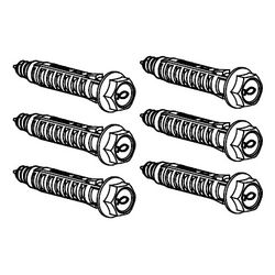 TOTO Befestigungsschrauben für Washlet Vorwandelement, 6 Stück... TOTO-WHP197-W 4050663096472 (Abb. 1)