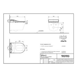 TOTO Washlet RW Dusch-WC mit Fernbedienung, EWATER plus, Clean Case und Entkalkungs... TOTO-TCF801EAG#NW1 4050663096977 (Abb. 1)