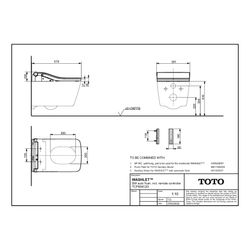 TOTO Washlet SW Dusch-WC mit Fernbedienung, EWATER plus, auto flush und Entkalkungsfunk... TOTO-TCF804C2G 4050663095710 (Abb. 1)