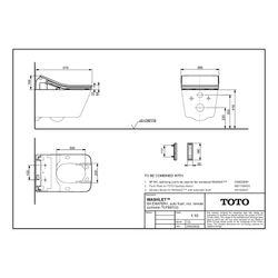 TOTO Washlet SX Dusch-WC mit Fernbed., EWATER plus auto flush, EWATER plus und Entkalkun... TOTO-TCF897CG 4050663095475 (Abb. 1)