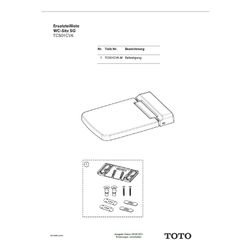 TOTO Befestigung für SG WC-Sitz, TC501CVK-M... TOTO-TC501CVK-M 4050663096250 (Abb. 1)
