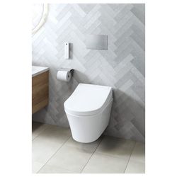 TOTO Washlet RG Lite Dusch-WC mit Fernbedienung, verdeckten Anschlüssen und Entkalkun... TOTO-TCF34170GEU 4050663096076 (Abb. 1)