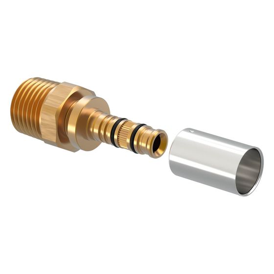 Uponor Pressnippel Multi 14 x R 1/2