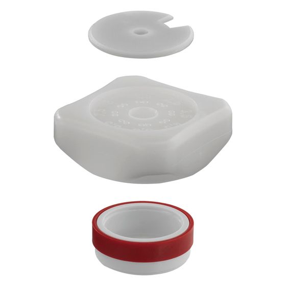 Uponor Vario Handrad mit Einstellungsanzeige-Ring COMP, 10 Stück