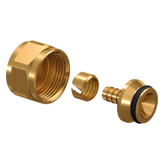 Uponor Minitec Klemmringverschraubung, 9,9mm x 3/4