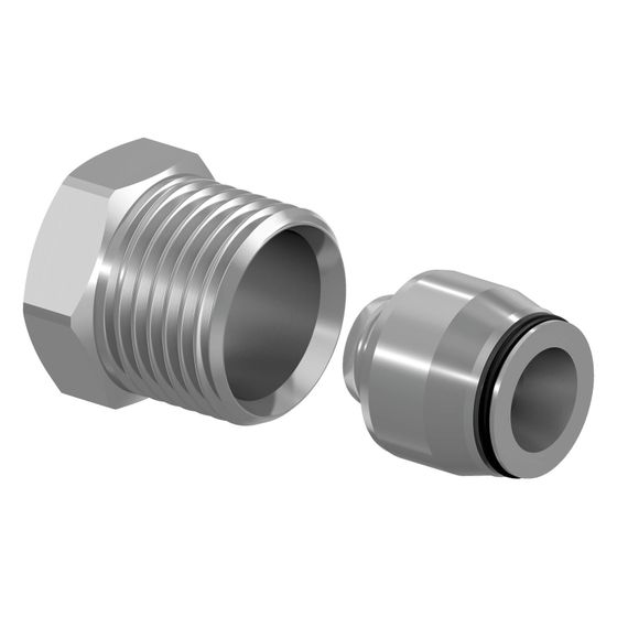Uponor Smart Radi Anschlussgarnitur Oventrop, 16mm x G 1/2
