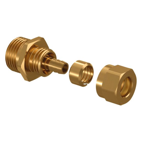 Uponor Minitec Anschlussverschraubung, 9,9mm x R 1/2