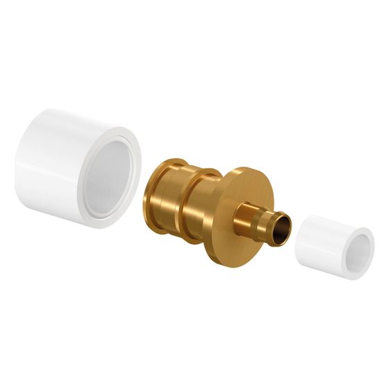 Uponor Q und E, Minitec Kupplung reduziert Minitec, 20x9,9mm