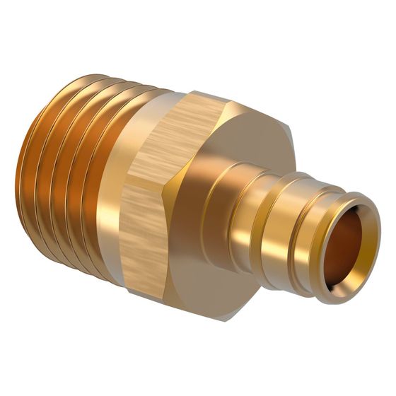 Uponor Q&E Übergangsnippel PL 16-R3/4