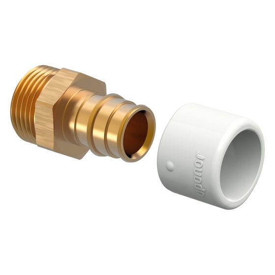 Uponor Q und E, Übergang mit Außengewinde NKB, DR 22 x G 3/4