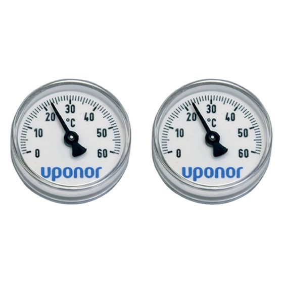 Uponor Vario Plus Thermometer, 0-60 Grad, d. 40mm, 1034524